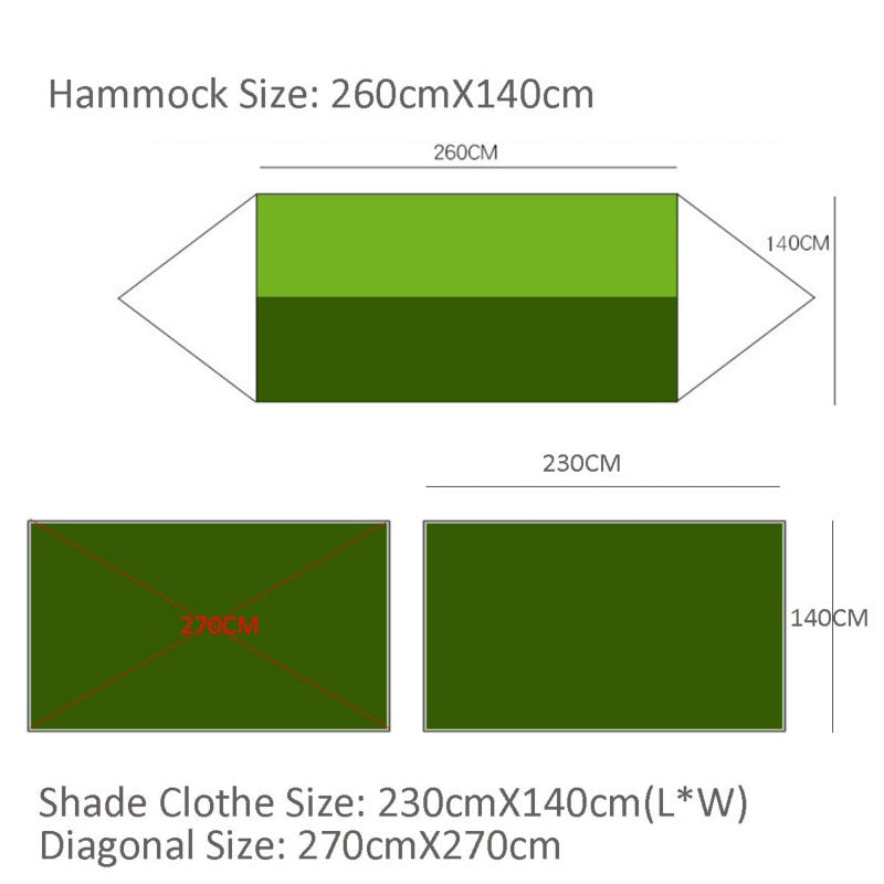 Comfortable and Ergonomic Tree Hammock | Equip Outdoors | HYCAEIT