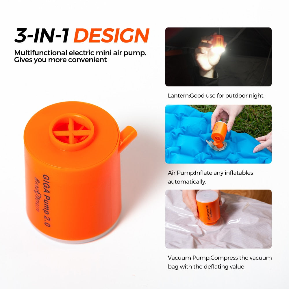 Portable Ultra Mini Air Pump | Camping Essential | HYCAEIT