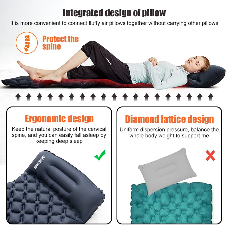 Outdoor Inflatable Mattress | Camping Essential | HYCAEIT