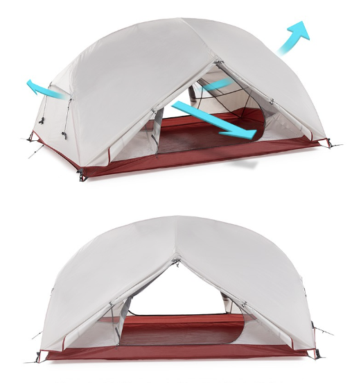 MongaSphere Ultralight Multi-Person Camping Tent
